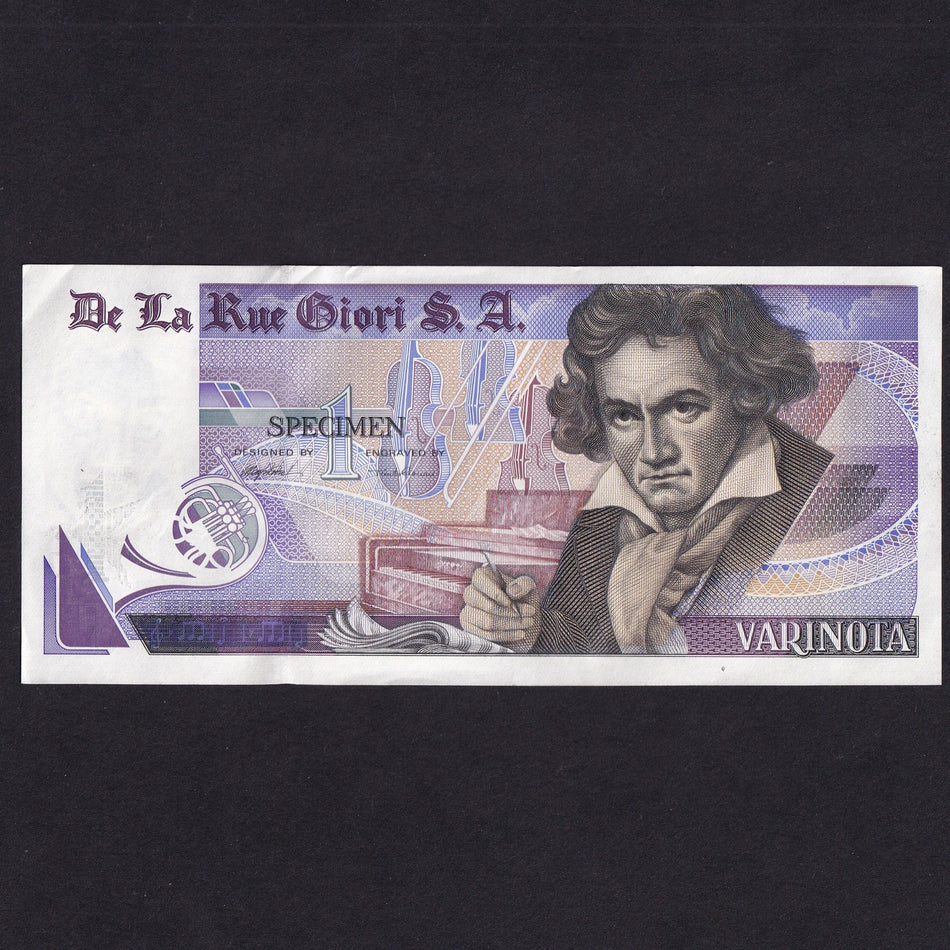 Promotional - De La Rue Giori S.A., Beethoven, UNC