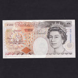 Bank of England (B366) Kentfield, £10, low number & first million, A01 000850, corner dink, A/UNC