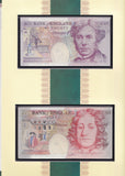 Bank of England (C147) Lowther, £5, £10, £20 & £50, 4 notes in folder, EA01, KL01, DA01 & J01 001089, UNC