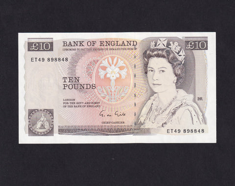 Bank of England (B354) Gill, £10, ET49, Good EF