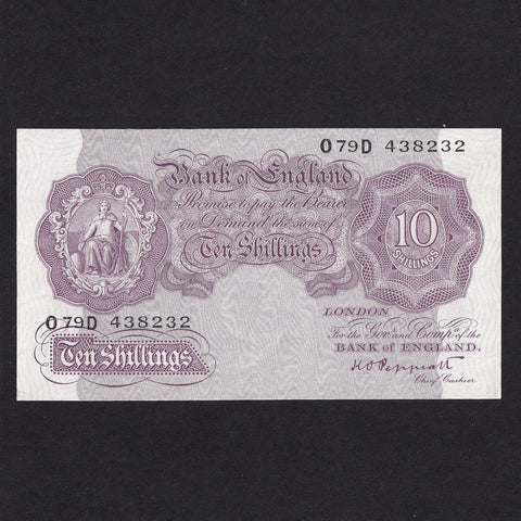 Bank of England (B251) Peppiatt, 10 Shillings, mauve, O79D, UNC