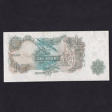 Bank of England (B301) Fforde, £1, last series, L--Z, EF