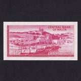 Malta (P28) 10 Shillings, 1967, A/1 000002, Hogg signature, QEII, A/UNC