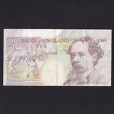 Bank of England (B369) Kentfield, £10 error, miscut, DJ29 340200, Good VF