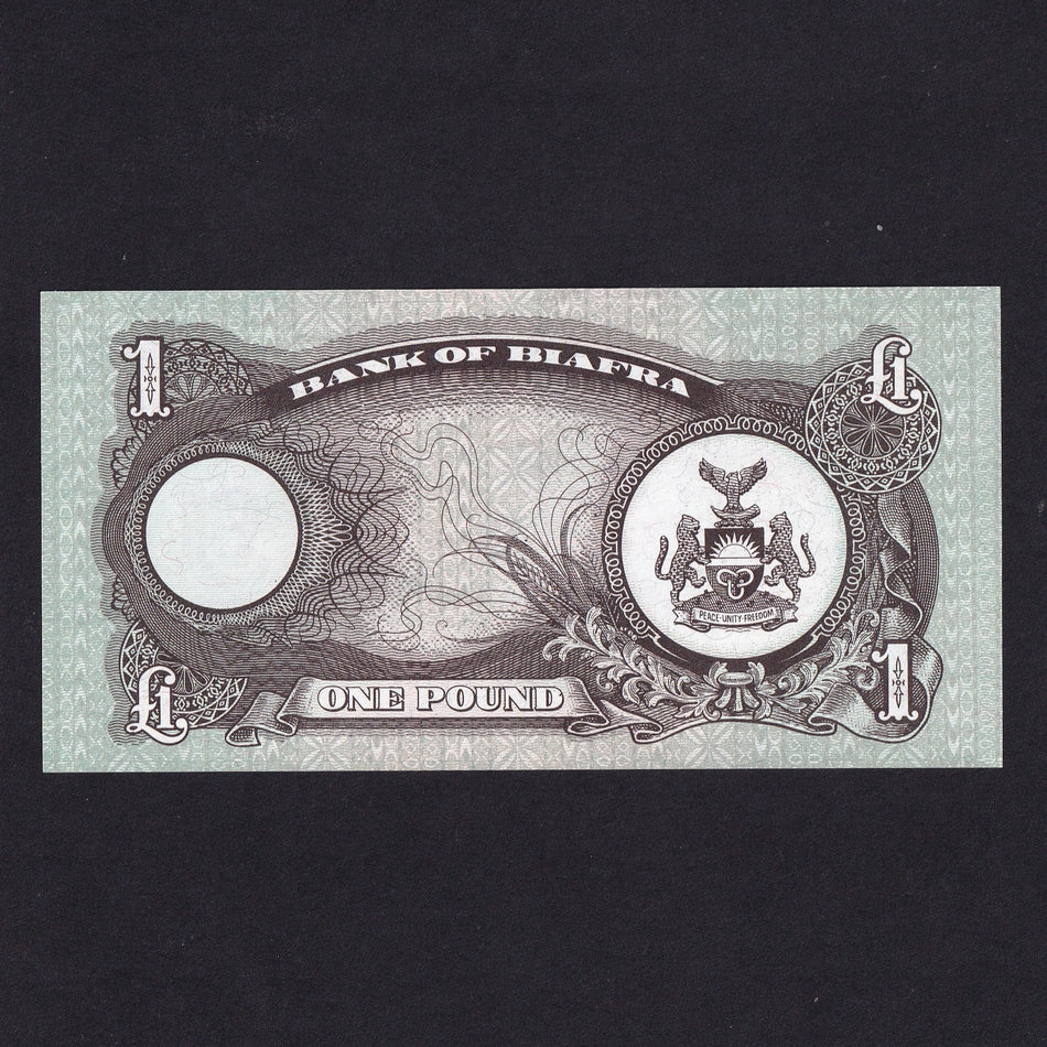 Biafra (P5a) £1, 1968-69, UNC