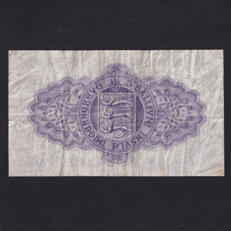 Guernsey (P42a) 10 Shillings, 1st August 1945, 2/K 3745, Fine