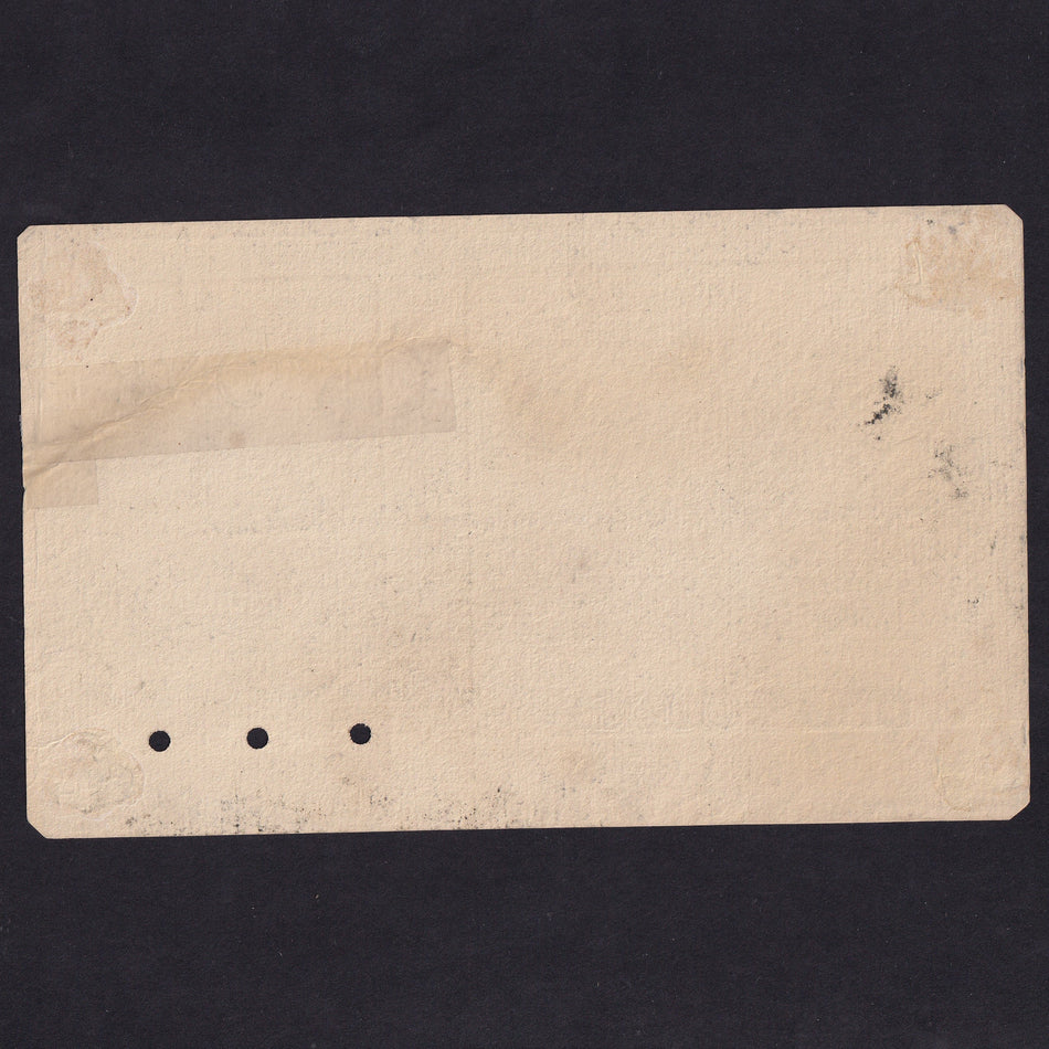 Ireland (P209a) National Bank Limited, £1 obverse proof on card, 1st August 1905, NA48, mount marks, VG