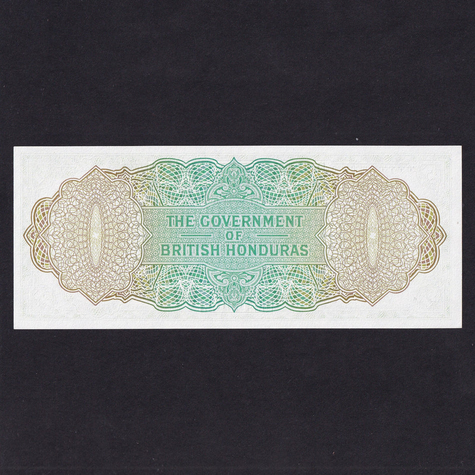 British Honduras (P28c) $1, 1st January 1973, G/6 811698, UNC