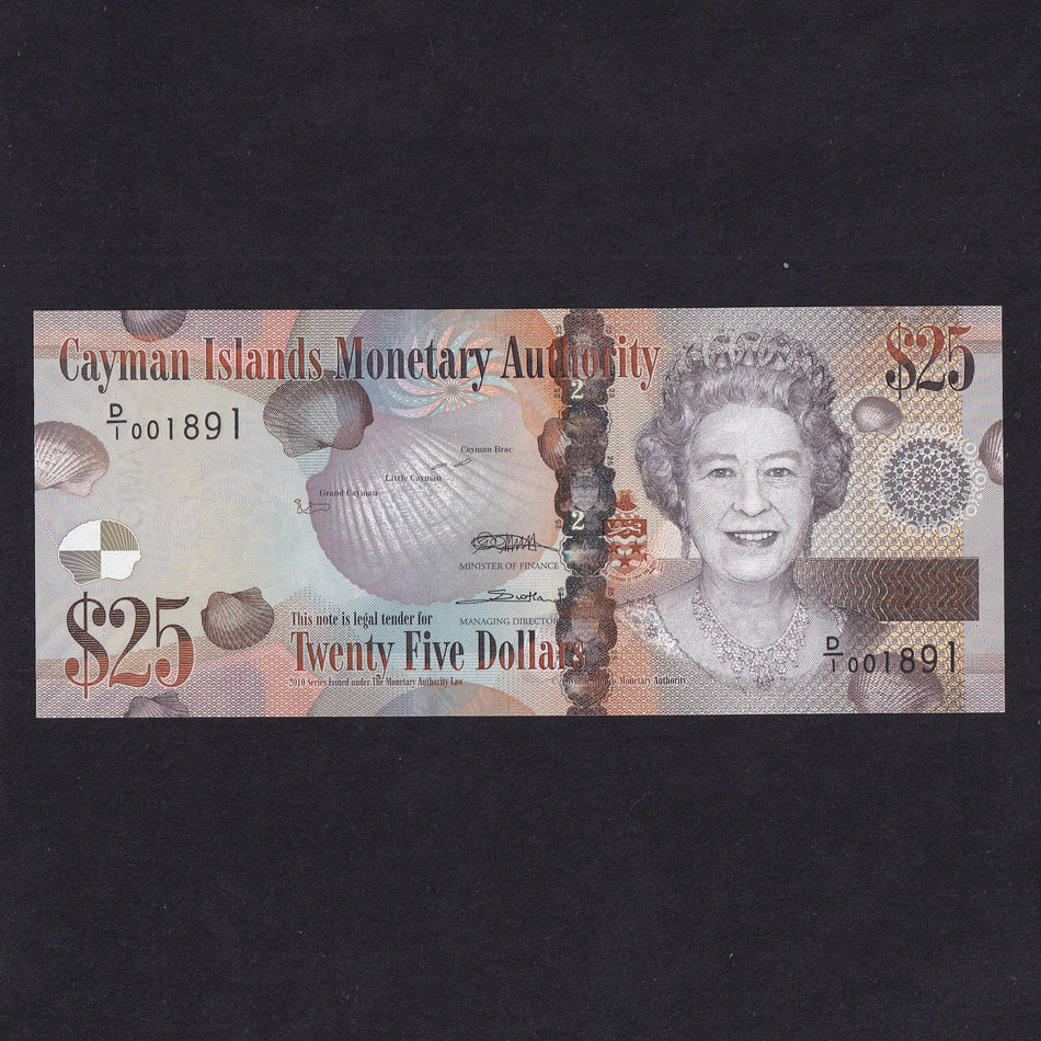 Cayman Islands (P41a) $25, 2010, UNC