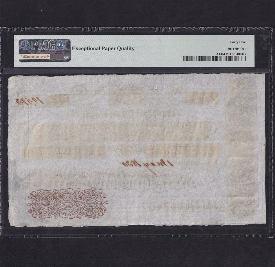 British Guiana/ Demerary & Essequebo (PA1) One Joe or 22 Guilders, 1830, unissued, PMG45, EF