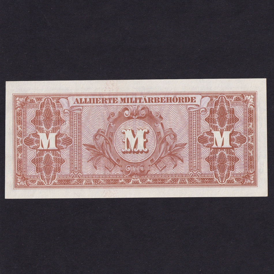 Germany (P198b) Allied Military Currency, 1000 Mark, 1944, no.28436234, 8 digit with dash without Fforbes, UNC