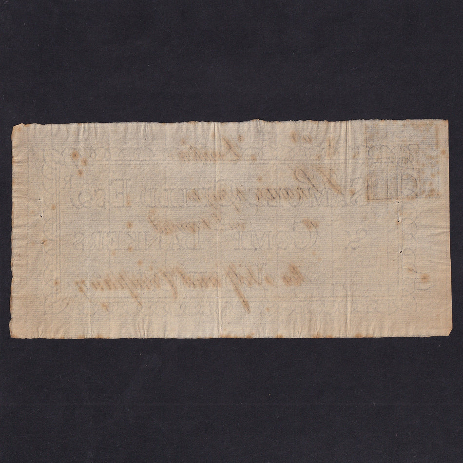 Childs Bank, unissued, for Self & Company, Outing 2512u, slight rust, pinholes, EF