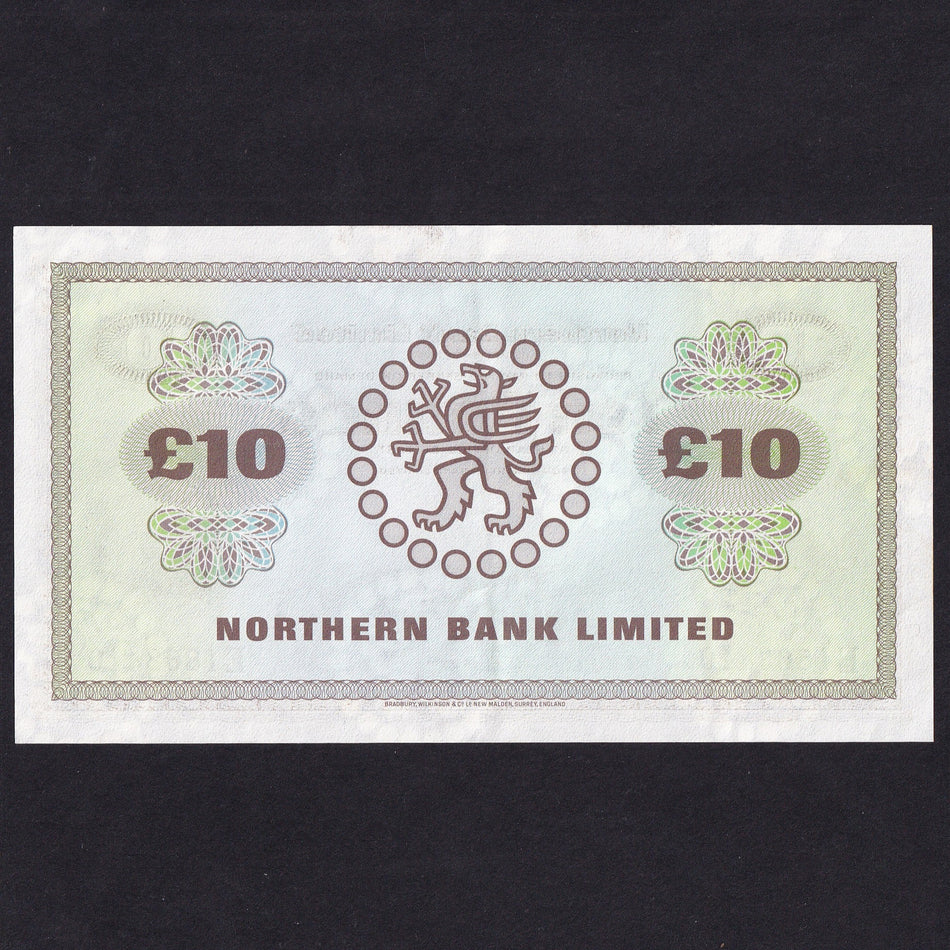 Northern Ireland (P189d) Northern Bank, £10, 1981, Ervin signature, Good VF