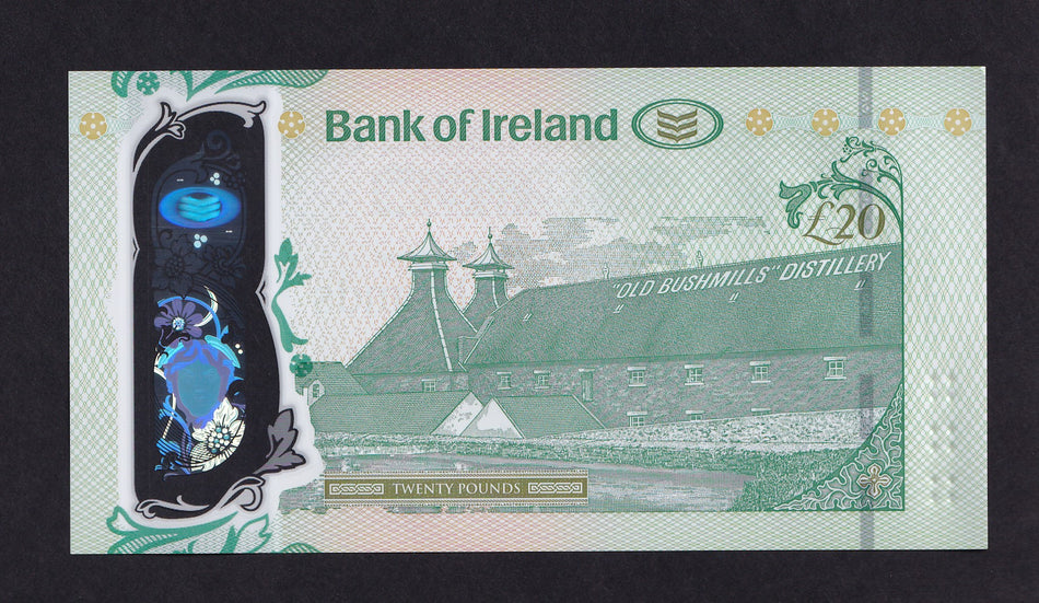 Northern Ireland, Bank of Ireland, new £20 polymer, UNC