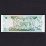 Belize (P38) $1, 1980, The Monetary Authority of Belize, UNC