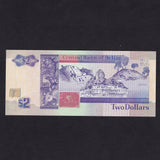 Belize (P52) $2, 1990, Central Bank of Belize, UNC