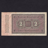 Germany (P162) 2 Rentenmark, 1st November 1923, Fine