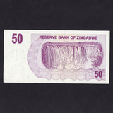 Zimbabwe (P41) $50, 1st August 2006, UNC