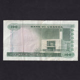 Uganda (P.5) 100 Shillings, 1966, with 'for Bank of Uganda', Good VF