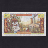 French Antilles (P5a) 10 Nouveaux Francs, ND (1963), Z2 62875, Good EF