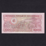 Mozambique (P132c) 1000 Meticais, 1989, Machel, UNC