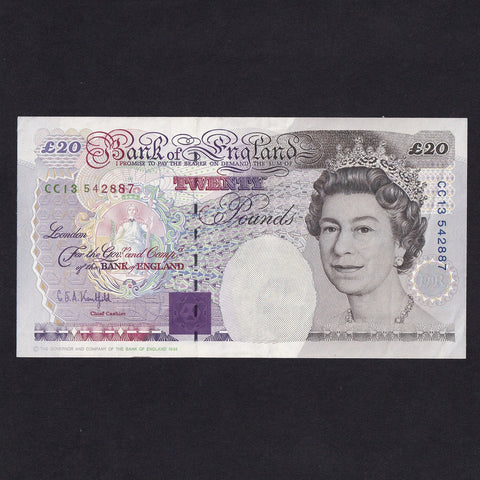 Bank of England (B375) Kentfield, £20, Faraday reverse, Good VF