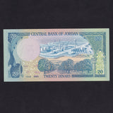 Jordan (P22c) 20 Dinar, King Hussein, blue, signature 17, UNC