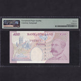Bank of England (B386) £20, hand signed by Merlyn Lowther, AA01 000112, first million & low number, UNC