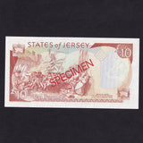 Jersey (P22s) £10 specimen, QEII, G. Baird, UNC