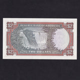 Rhodesia (P31L) $2, 1st March 1976, this is note 48 of the date, K/120 000048, UNC