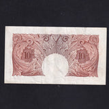 Bank of England (B266) Beale, 10 Shillings, M--Z, centre fold otherwise EF