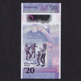 Northern Ireland, Ulster Bank, £20, 2019, AA222222, PMI UB101, UNC