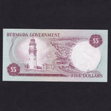 Bermuda (P24a) $5, QEII, A/1 000801, UNC