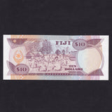 Fiji (P.94a) $10, Reserve Bank of Fiji, $10, D/4, serrated thread, UNC