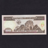 Swaziland (P27) 100 Emalangeni, 6th September 1996, Central Bank, King Mswait III, UNC