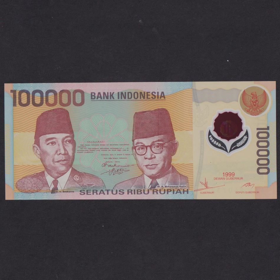 Indonesia (P140) 100000 Rupiah polymer, 1999, UNC