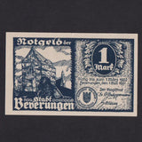 Germany, 1 Mark (1922) Beverungen, anti-semitic, UNC
