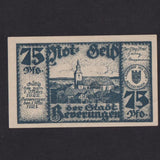 Germany, 75 Pfennig, 1922, Beverungen, anti-semitic, UNC