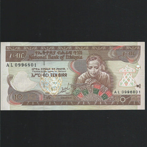 Ethiopia (P48a) 10 Birr, 1997, UNC