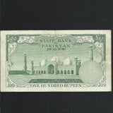 Pakistan (P18) 100 Rupees, 1957, Mohammed Ali Jinnah, Fine