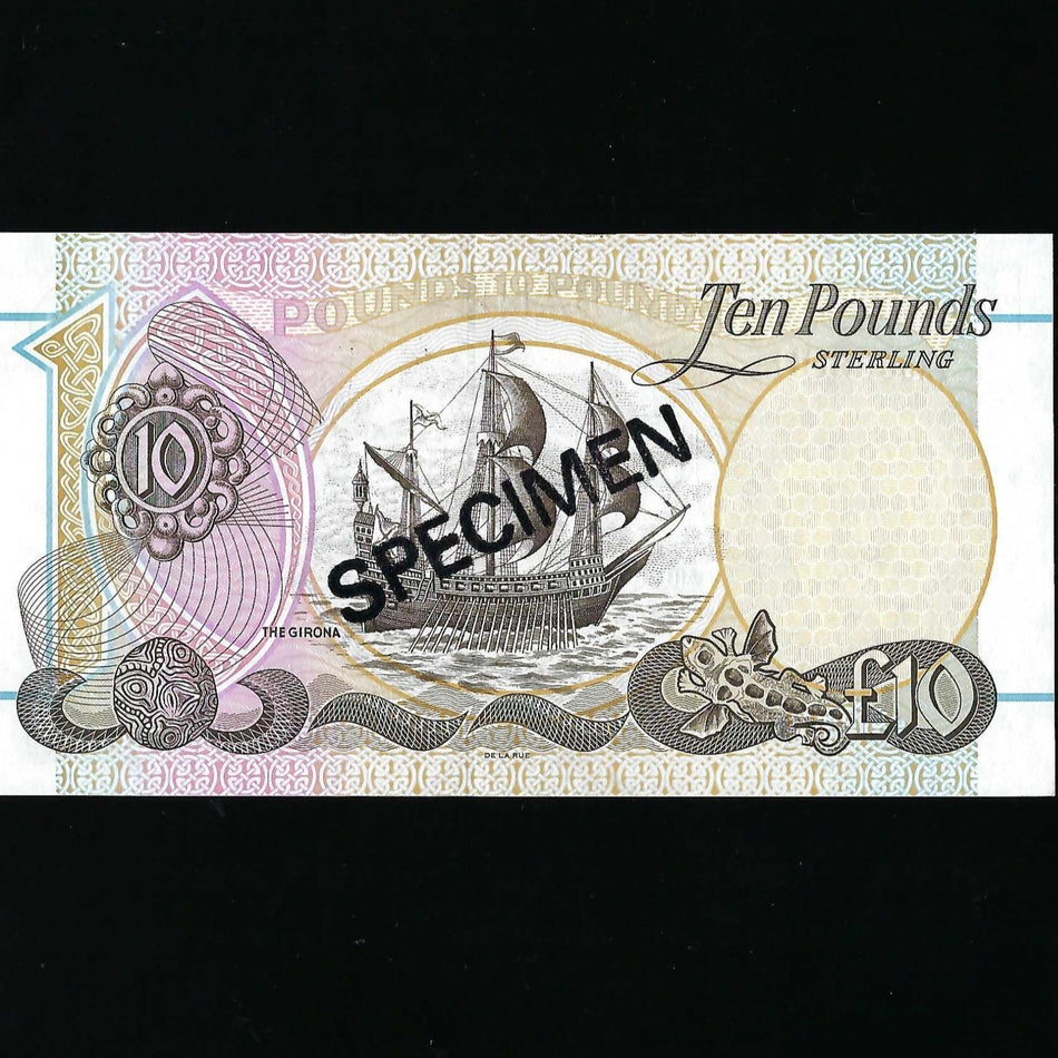 Northern Ireland (P136s) £10 specimen, 1st January 2012, First Trust Bank, J. Kitty signature, A/UNC