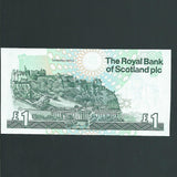 Scotland (P356) £1, Royal Bank of Scotland EC Commemorative, EC000053, low number & first million, UNC