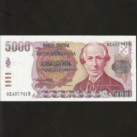 P.318 Argentina 5000 Pesos Argentinos UNC - Colin Narbeth & Son Ltd. - 1
