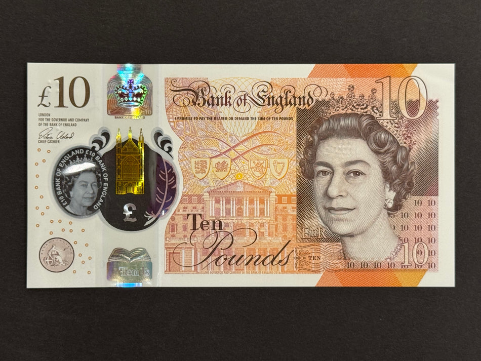 Bank of England (B415) Cleland, £10, AA01 008135, first million, UNC