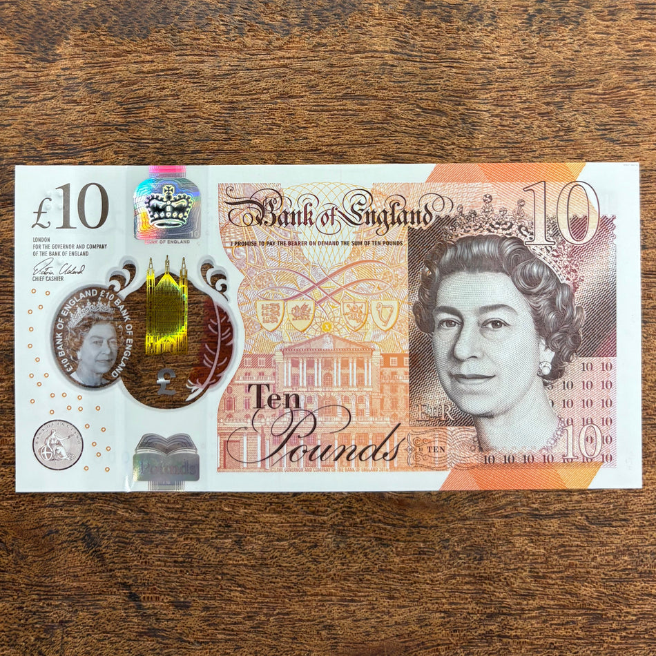 Bank of England (B415) Cleland, £10, AA01 000114, low serial & first million, UNC
