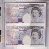 Bank of England (C118) Kentfield, £20 pair, E01 000513 & E02 000513, UNC