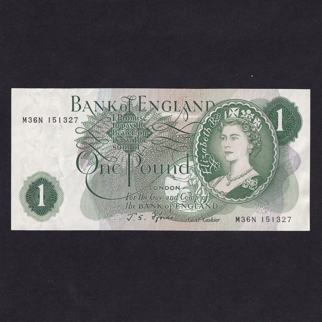 Bank of England (B304) Fforde, £1, M36N 151327, Good EF
