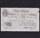 Bank of England (B229e) Catterns, £10, Liverpool, 18th April 1929, 115V 09917, handstamps, pen marks reverse, rare, Fine