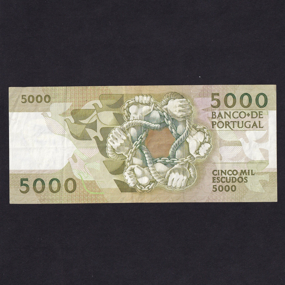 Portugal (P183d) 5000 Escudos, 31st October 1991, 26G6713436, VF