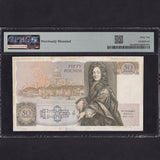 Bank of England (B352) Somerset, £50, autographed by D. H. F. Somerset, first million & low serial, A01 000371, PMG62, UNC